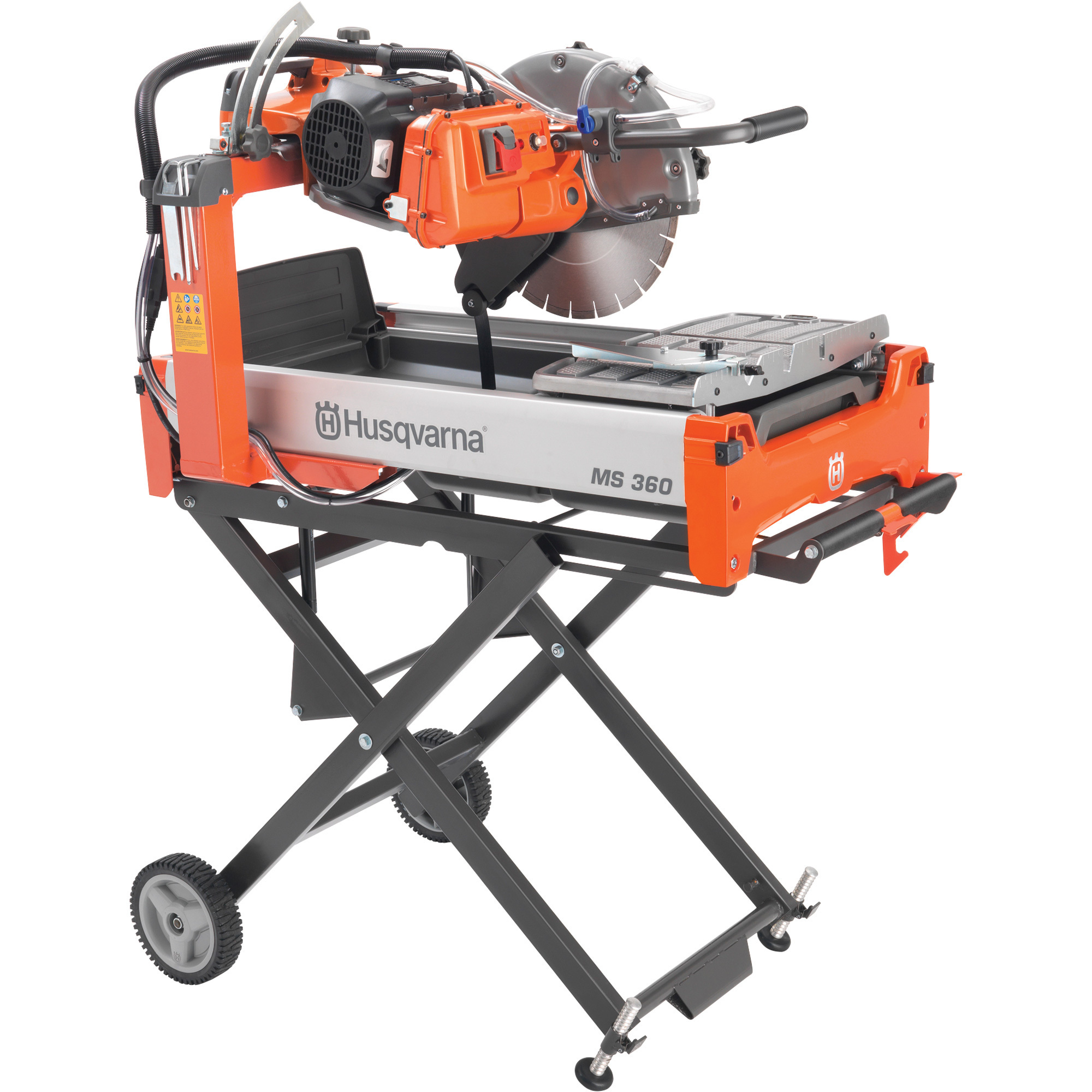 Husqvarna MS 360 Dual Voltage Masonry Saw, 115/208-230 Volt, 2 HP, 2,500 RPM, Model# MS 360 2 HP DV